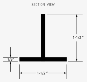 Loafer Rail Section View-01, HD Png Download, Transparent PNG
