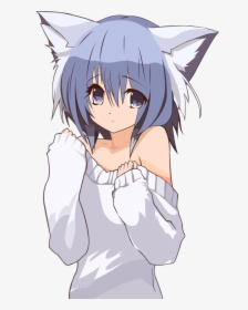 Cat Anime Neko Girl, HD Png Download, Transparent PNG