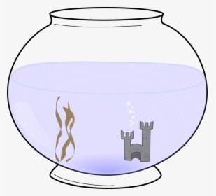 Fishbowl Png Clip Arts - Empty Fishbowl Clipart, Transparent Png, Transparent PNG