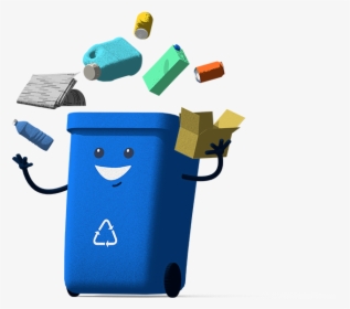 Recycle Bin Juggling Recyclables - Cincinnati Recycle, HD Png Download, Transparent PNG