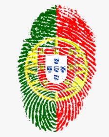 Free Portugal Png - Portugal Flag Fingerprint, Transparent Png, Transparent PNG