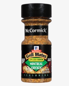 Grill Mates 25 Less Sodium Montreal Chicken Seasoning - Mccormick Grill Mates, HD Png Download, Transparent PNG