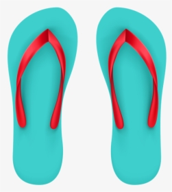 Transparent Sandals Clipart - Flip Flop Clipart, HD Png Download ...