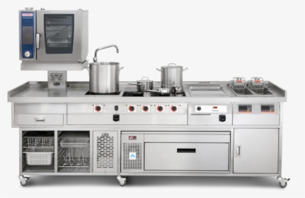 Commercial Induction Range With Induction Plancha Fryer - Commercial Build In Induction Cooker, HD Png Download, Transparent PNG