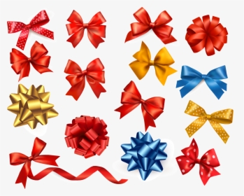 Arcos De Regalo - Ribbon Vector, HD Png Download, Transparent PNG