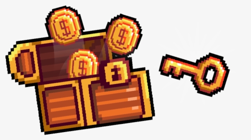 Key And Treasure - Illustration, HD Png Download , Transparent Png ...
