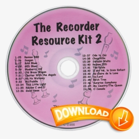 The Recorder Resource Kit Volume - Cd, HD Png Download, Transparent PNG
