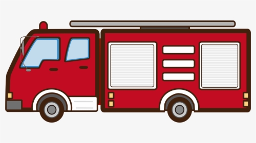 Vehicle Truck Water Spray Cartoon Png And Vector Image - Fire Apparatus, Transparent Png, Transparent PNG