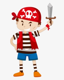 In This Interactive Story Book Trevor S Dream Is About - Ilustracion De Pirata, HD Png Download, Transparent PNG