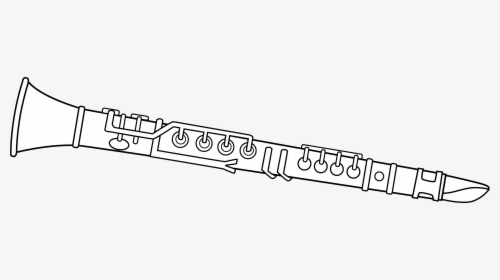 Black And White Clarinet Design - Handrail, HD Png Download, Transparent PNG