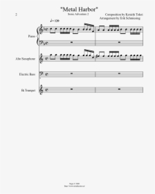 Green Hill Zone Sheet Music For Clarinet , Png Download - Electro Swing Sheet Music, Transparent Png, Transparent PNG