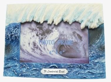 Photo Frame -ocean Wave - Painting, HD Png Download, Transparent PNG