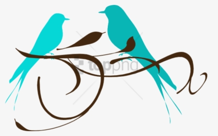 Free Png Teal Love Birds Png Image With Transparent - Fall Birds Clip Art, Png Download, Transparent PNG