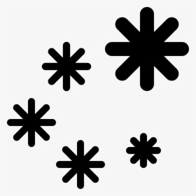 Snowflakes - Asterisk Clipart, HD Png Download, Transparent PNG