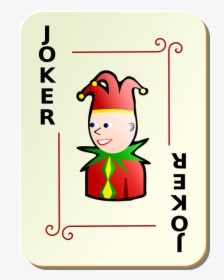 Black Joker Playing Card Vector Image - Joker Playing Card, HD Png Download, Transparent PNG