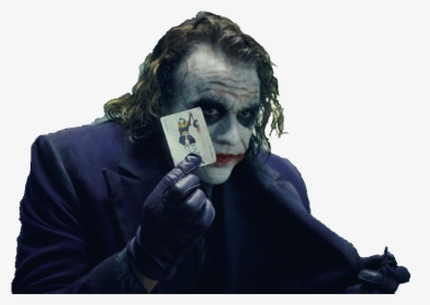 Batman Joker Png - Joker Heath Ledger Png, Transparent Png, Transparent PNG