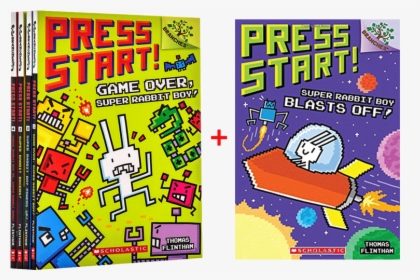 Press Start Game Over Super Rabbit Boy, HD Png Download, Transparent PNG