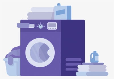 Washing Machine - Dribbble Laundry, HD Png Download, Transparent PNG