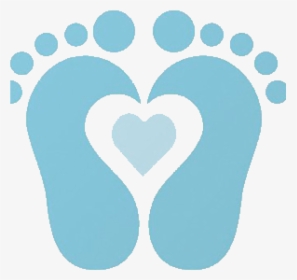 Baby Footprint Png - Baby Shower Clip Art Boy, Transparent Png, Transparent PNG