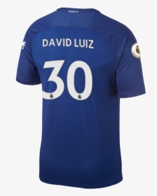 David Luiz Squad Jersey Shirt Number Chelsea Fc - Sports Jersey, HD Png Download, Transparent PNG