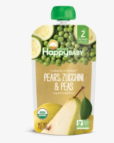 Pears, Zucchini & Peas   Class Fotorama Img - Organic Baby Food Packaging, HD Png Download, Transparent PNG