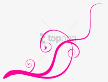 Free Png Swirl Line Design Png Png Images Transparent - Pink Abstract Art Png, Png Download, Transparent PNG