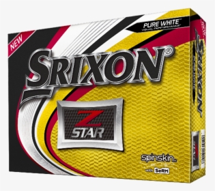 Srixon Z-star Golf Balls 1 Dozen White Or Yellow, HD Png Download, Transparent PNG