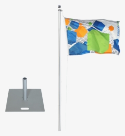 Flagpole Standard With Base Plate - Flag, HD Png Download, Transparent PNG