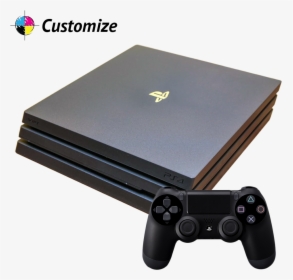 Ps4 Pro & Controller Combo Custom Skin - Playstation 4 Pro, HD Png Download, Transparent PNG