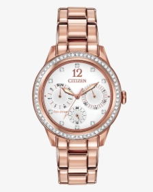 Citizen Eco-drive Silhouette Crystal Rose Plated Stainless - Reloj Rubaiyat, HD Png Download, Transparent PNG