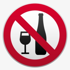The Sign Drink Is Prohibited - Avoid Drugs And Alcohol, HD Png Download, Transparent PNG