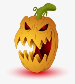 Scary Pumpkin Png - Scary Halloween Pumpkin Clipart, Transparent Png, Transparent PNG