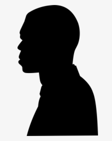African Man Face Silhouette, HD Png Download, Transparent PNG