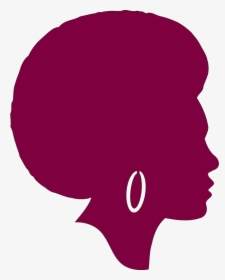 African American Female Silhouette - Black Woman Face Silhouette, HD Png Download, Transparent PNG