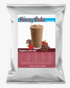 Shivery Shake Raspberry Java Chip Frappe Mix In - Ice Cream Powder Bag, HD Png Download, Transparent PNG