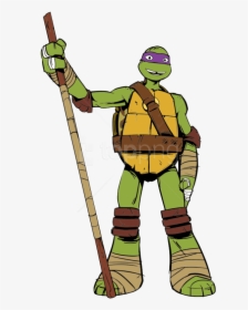 Donatello Ninja Turtle Cartoon, HD Png Download, Transparent PNG
