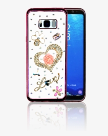Samsung Galaxy S8 Plus Mm Bling 3d Heart - Smartphone, HD Png Download, Transparent PNG