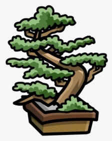 Virtual Bonsai Tree Game - Transparent Cartoon Bonsai Tree, HD Png Download, Transparent PNG