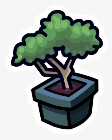 Official Club Penguin Online Wiki - Cartoon Bonsai Tree Png, Transparent Png, Transparent PNG