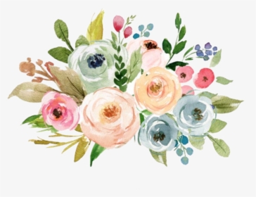 #watercolor #bouquet #flowers #floral #arrangement, HD Png Download, Transparent PNG