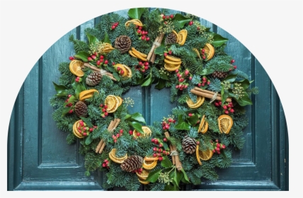 Christmas Wreath Masterclass With The Botanical Boys - Decorating A Green Wreath, HD Png Download, Transparent PNG