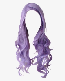 Purple Hair Wig Png Transparent, Png Download, Transparent PNG