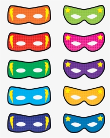 Superhero Masks Accents - Free Clipart Superhero Mask, HD Png Download, Transparent PNG