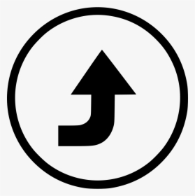 Turn Top Right Arrow Way Vector Motion - Arrow Way Sign Vector, HD Png Download, Transparent PNG