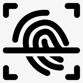 Fingerprint Scan Icono - Fingerprint Scanner Icon Png, Transparent Png, Transparent PNG