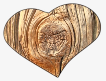 Wood Heart No Background, HD Png Download, Transparent PNG