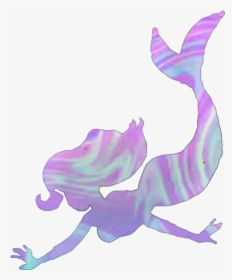 #mermaid #siren#surrealism #trippy #psy #kawaii #pastelgoth - Transparent Pastel Mermaid, HD Png Download, Transparent PNG