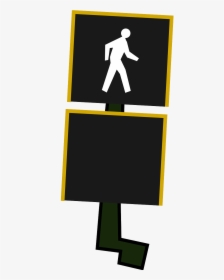 Clipart Pedestrian Crossing Signal, HD Png Download, Transparent PNG