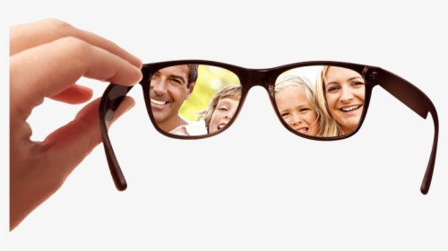 Family Focused Eye Care - Hands Putting On Glasses, HD Png Download, Transparent PNG