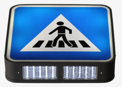 Ts Sr U2h7 Illuminated Crosswalk Overhead Sign - Illuminated Crosswalk Overhead Sign, HD Png Download, Transparent PNG
